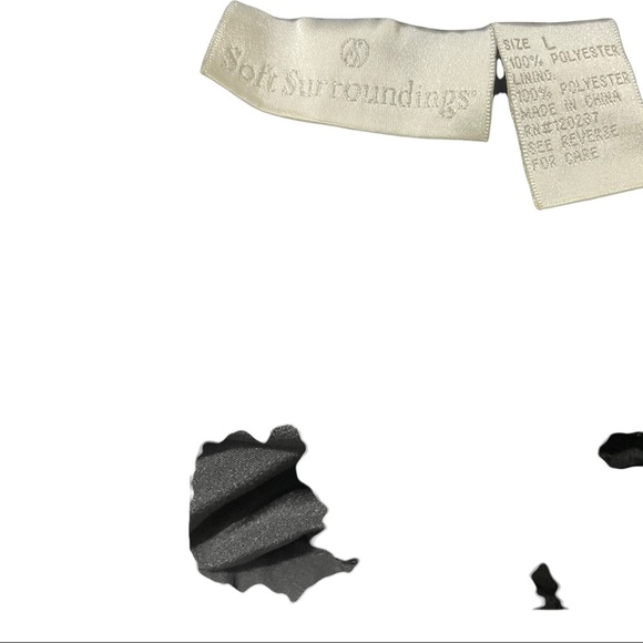 Soft surroundings lace elastic drawstring waist  with small rhinestone L… - Picture 7 of 7